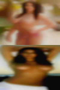Shy nude girls of couch.